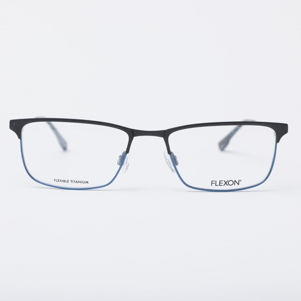 Flexon Men's Glasses- Blue & Black